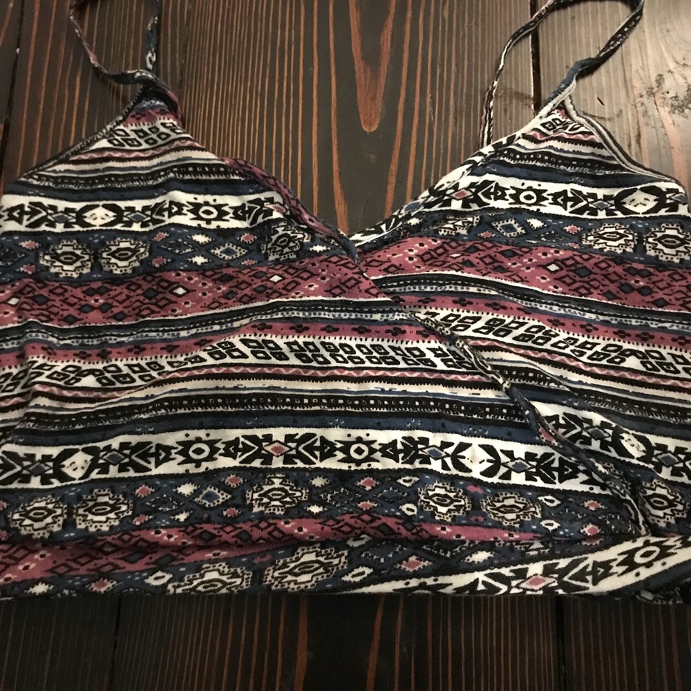 Tribal crop top